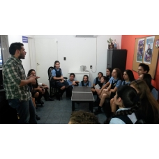 Visita a la Radio Sudamericana - 4° año "C" del TT